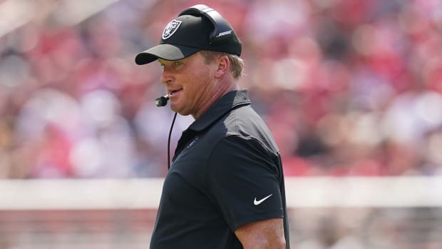 Former Las Vegas Raiders coach Jon Gruden